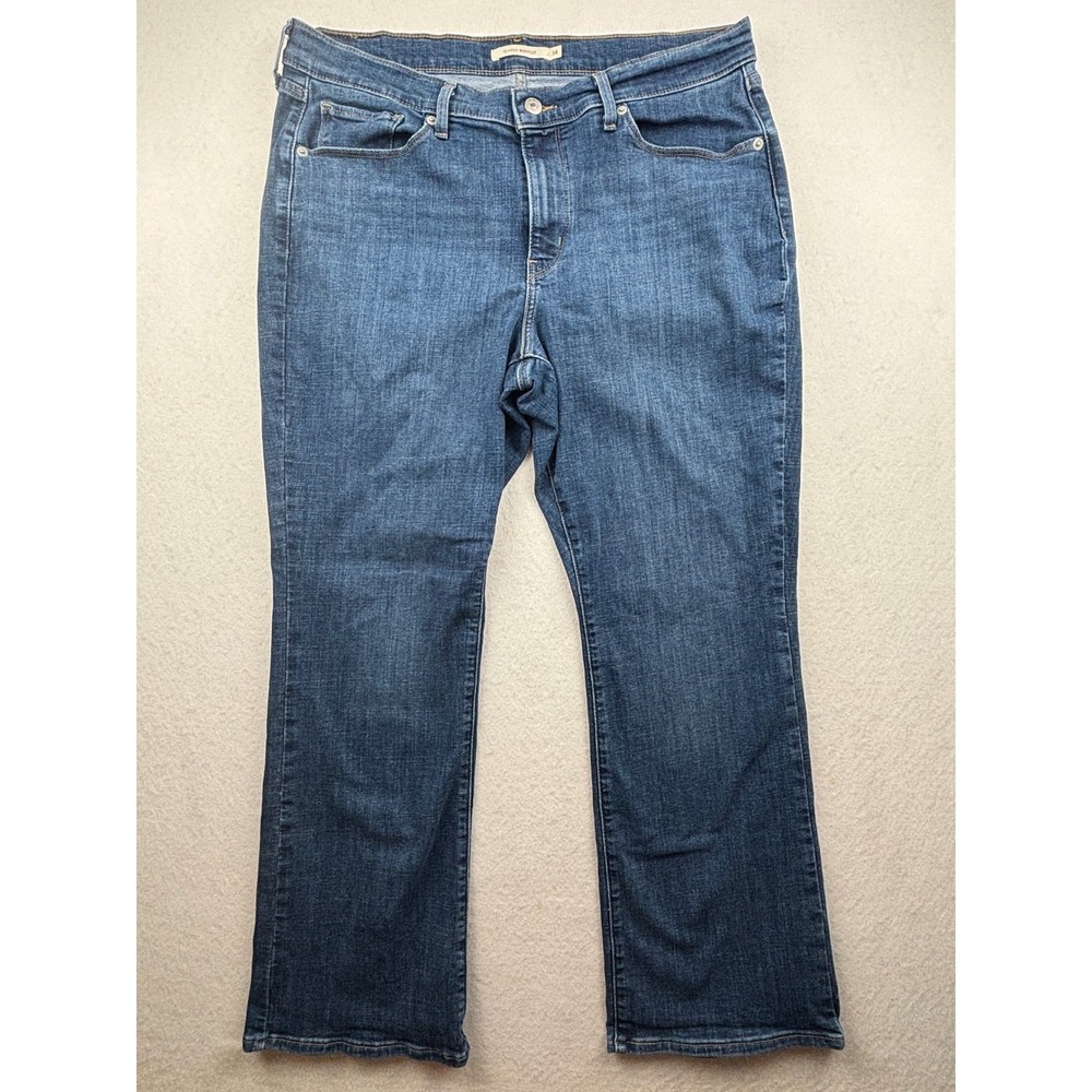 Levi's Bootcut Jeans Womens‎ 14S Mid Rise Stretch Denim Classic